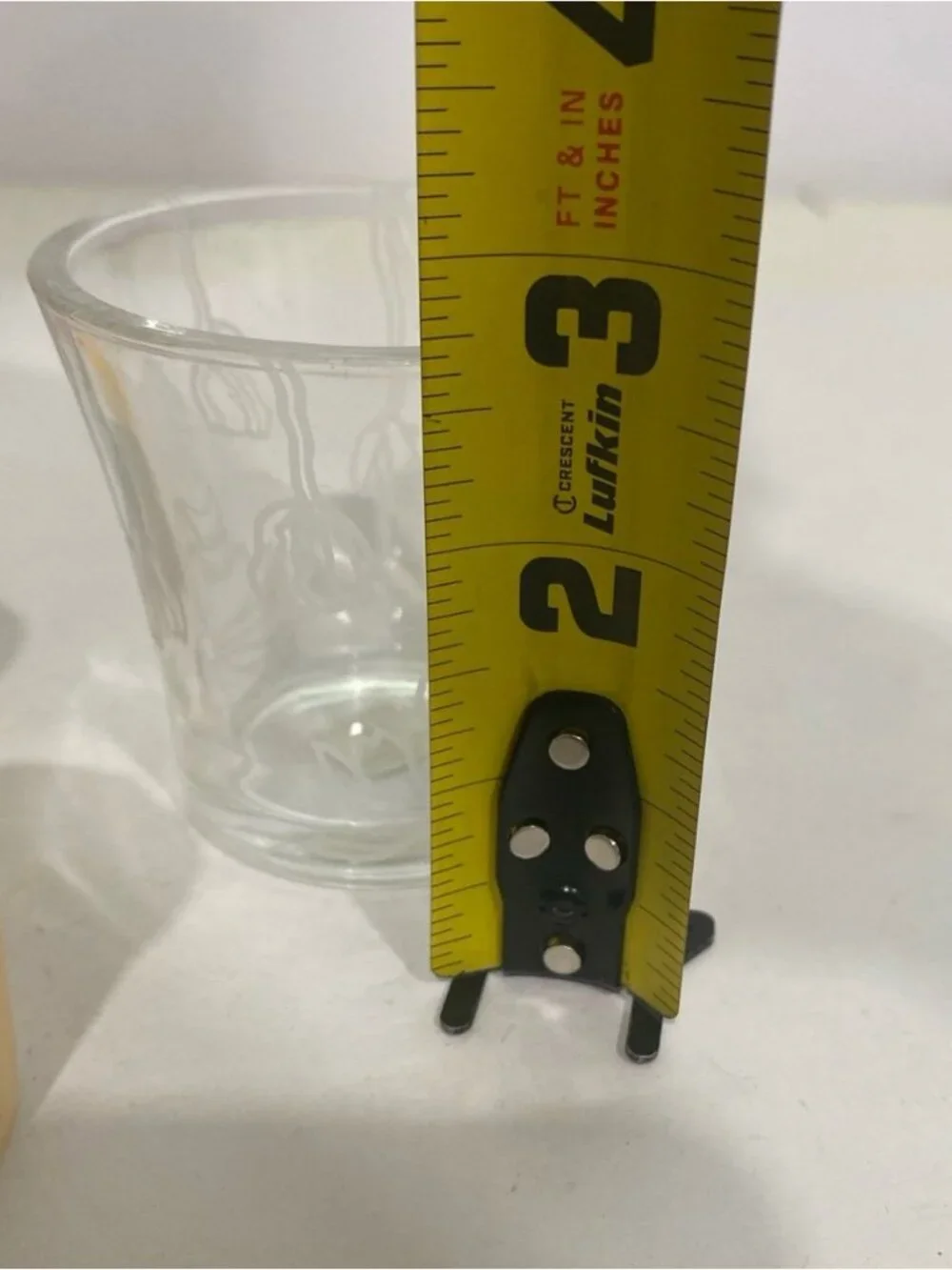 Vintage 1990s PartyLite Flared Glass Votive Candle Holder w/ 3 Votive Candles